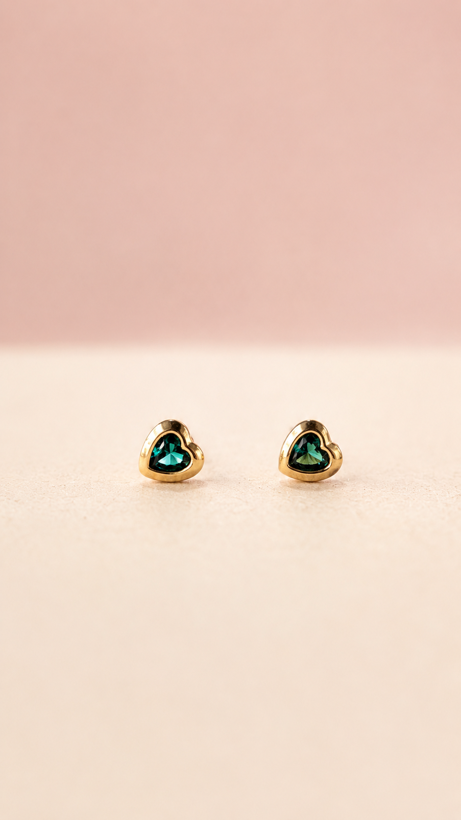 Topos corazón verde